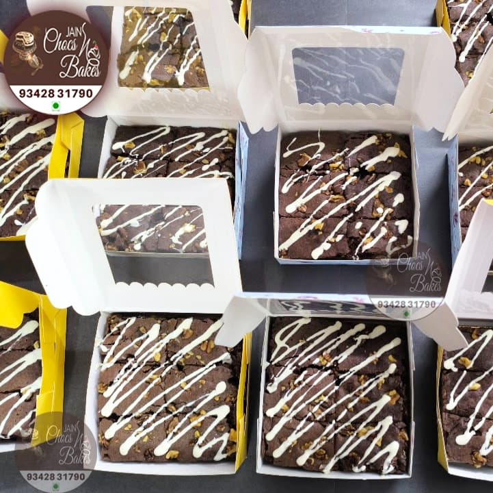 Brownie delight, box of 4 photo